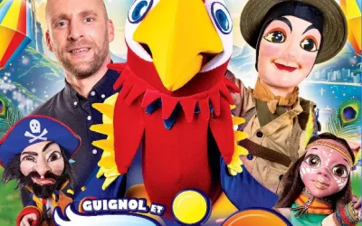 Guignol et Rio le perroquet
