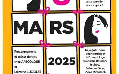 Journée Internationale des droits des Femmes : patchwork géant
