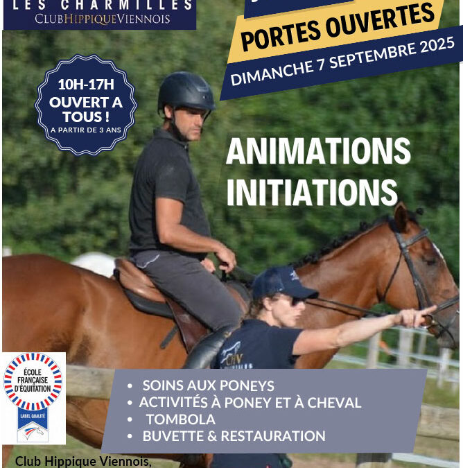 Club Hippique Viennois Les Charmilles : Portes Ouvertes