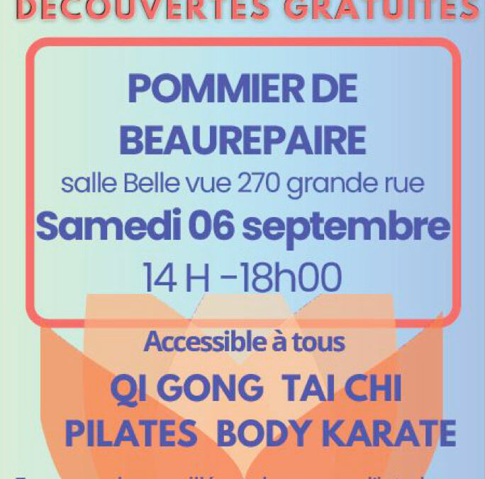Tai Chi, Qi Gong, Pilates, Body Karaté