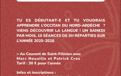 Cours d’occitan pour débutants