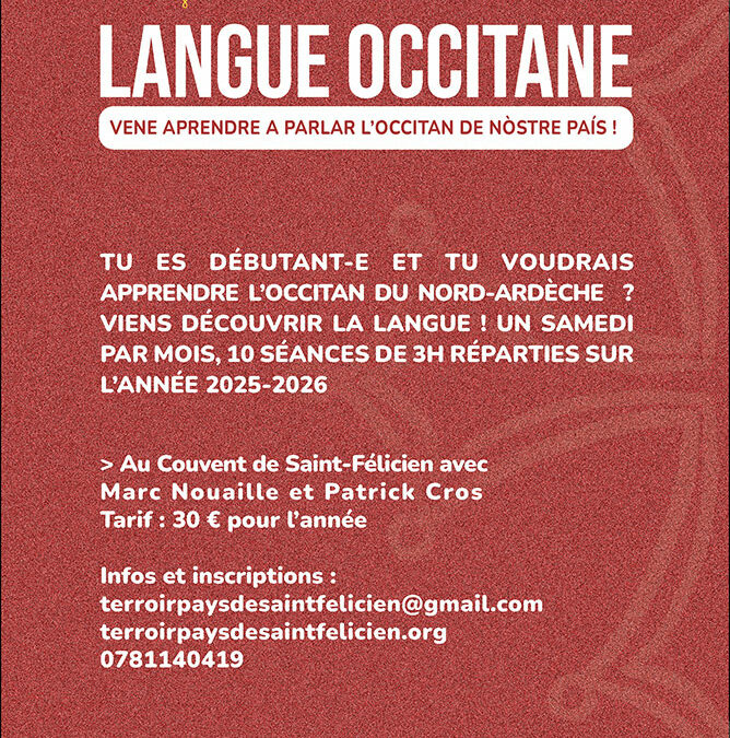 Cours d’occitan pour débutants