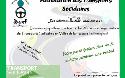 Association pour la Promotion et la Facilitation des Transports Solidaires : AG constitutive