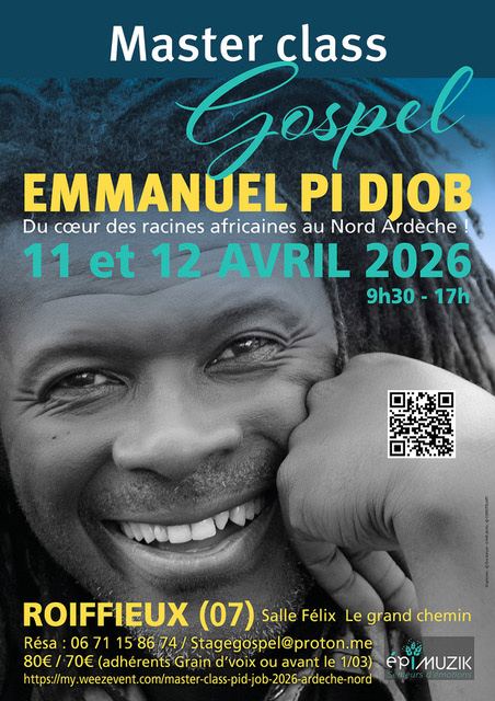 Master class Gospel avec Emmanuel Pi Djob