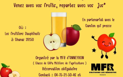 Venez transformer vos fruits en jus avec le Camion qui Presse