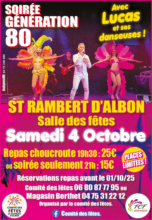 Soirée Génération 80