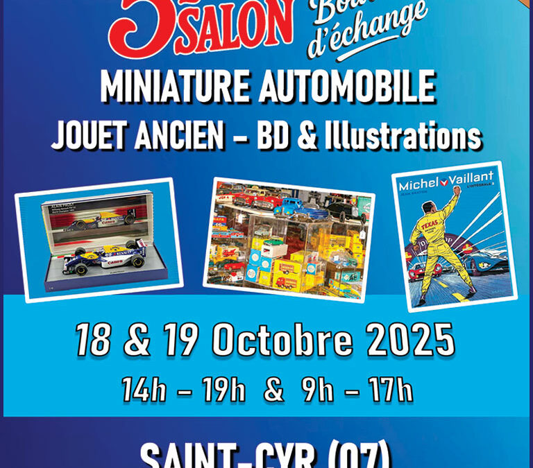 5e Salon – Bourse d’échange de la Miniature Automobile & du Jouet Ancien