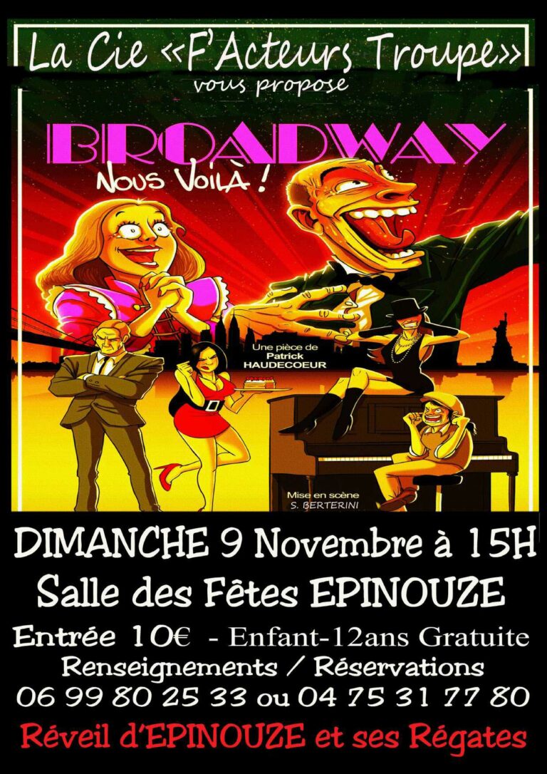 Broadway, nous voilà !