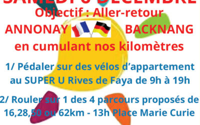 Pédalons ensemble pour le Téléthon