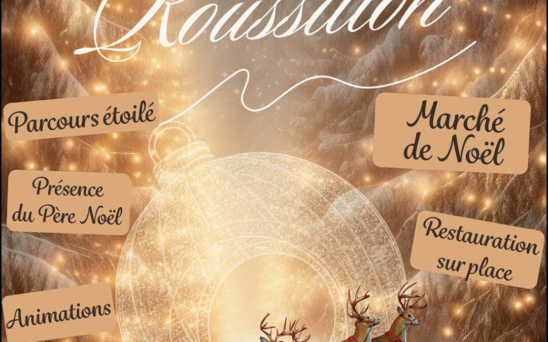 Plongez dans la féérie du Marché de Noël à Roussillon !