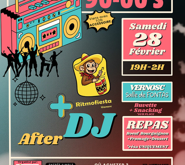 Soirée 90’s – 2000’s