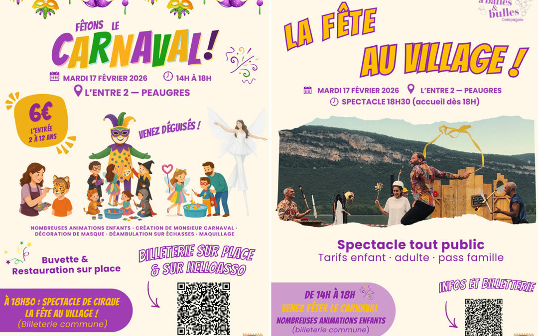 Fêtons le carnaval ! + La fête au village