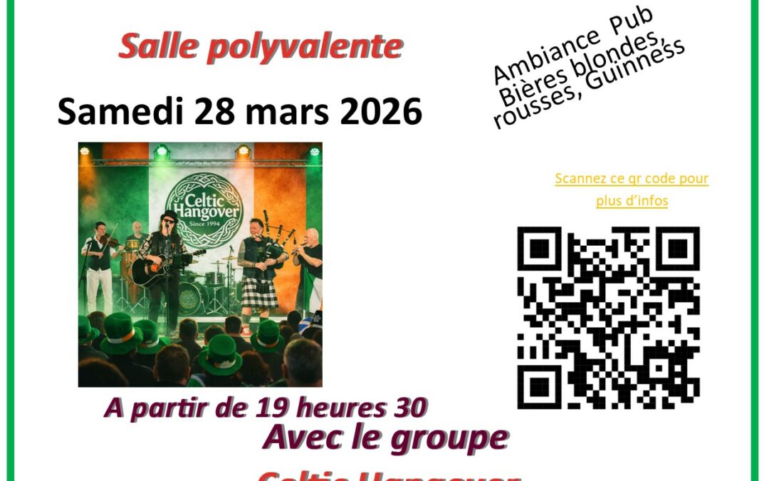 Concert de la St Patrick : Celtic Hangover