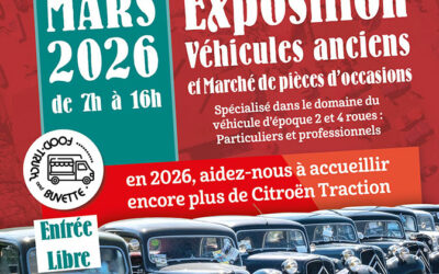 10ème Exposition de véhicules anciens et Marché de pièces d’occasion