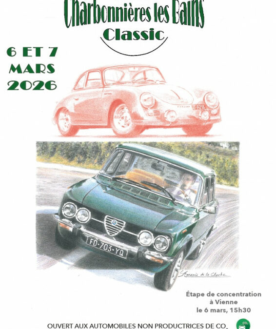 9ème Rallye de Charbonnières-les-Bains Classic (RCBC)