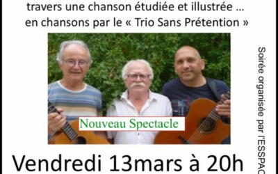 Trio Sans Prétention : « Dans les yeux de Brassens »