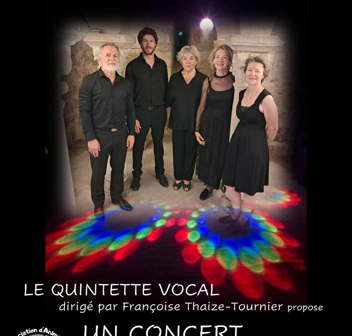 Le Quintette Vocal : un concert qui se regarde