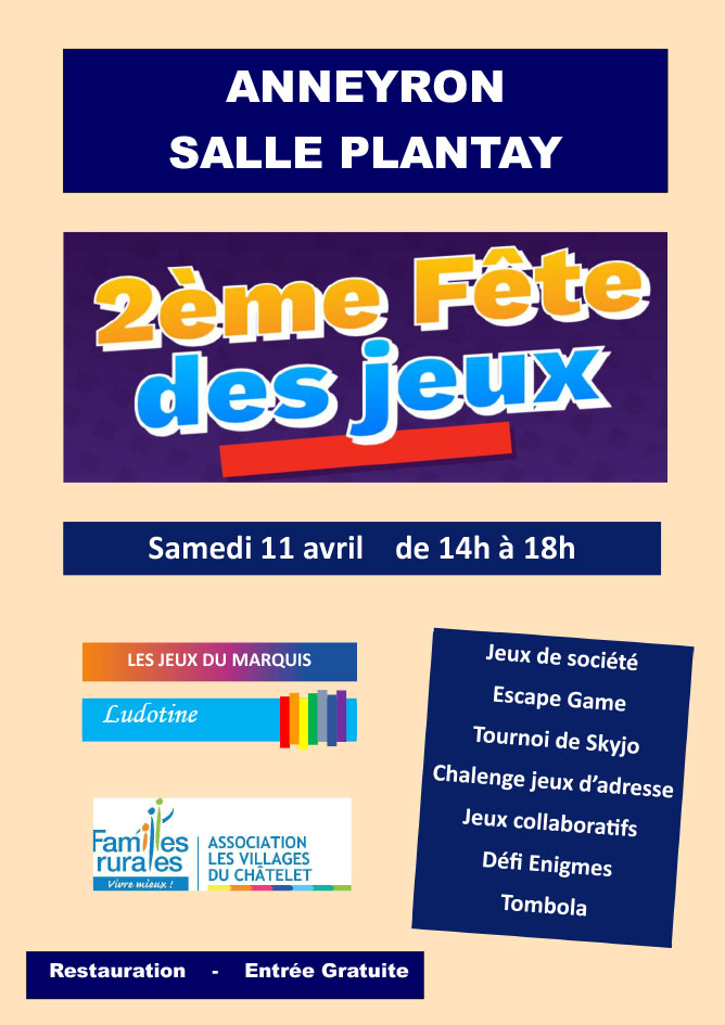 2ème Fête des jeux
