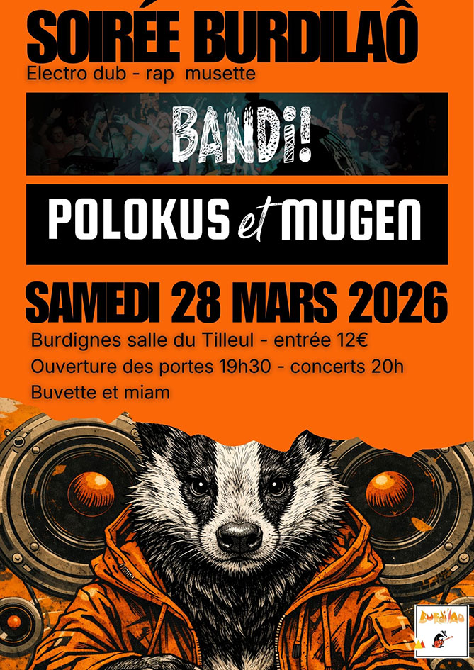Soirée Burdilaô électro dub – rap musette