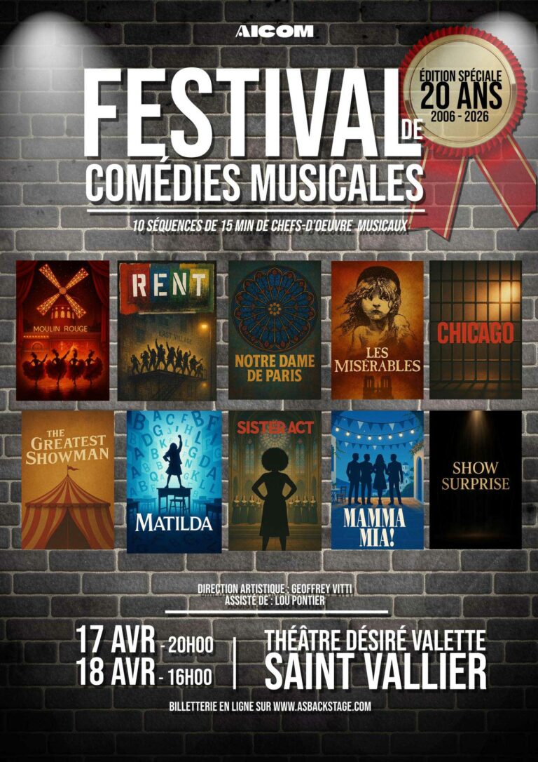 Festival de Comédies Musicales – Les 20 ans !