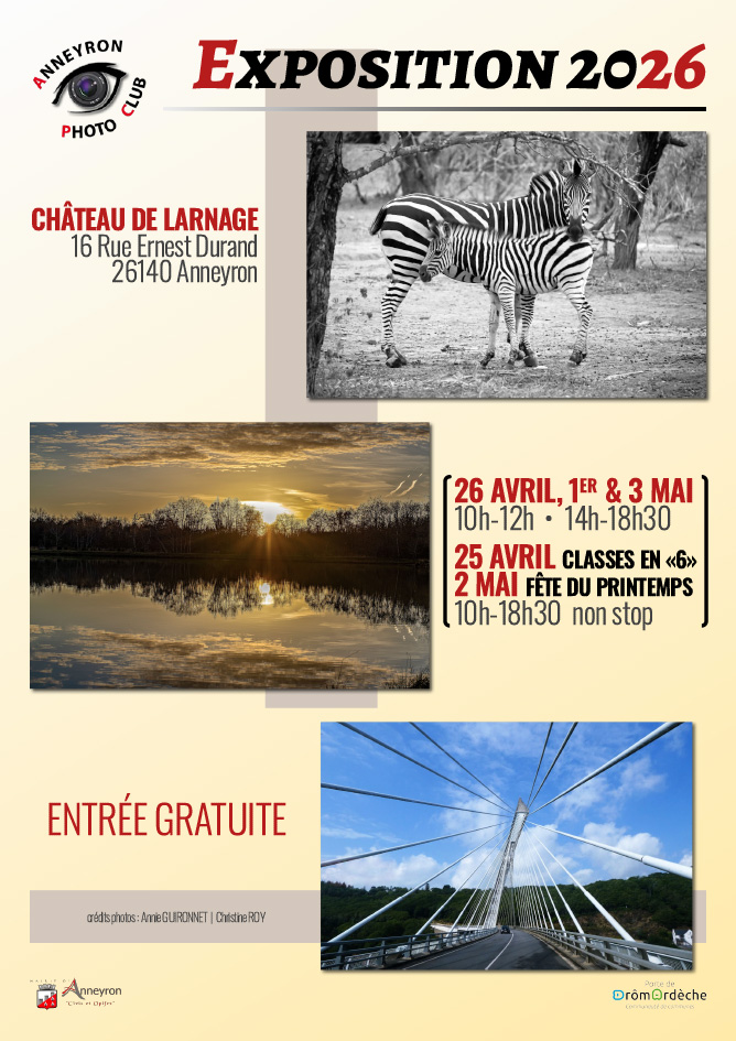 Anneyron Photo Club : exposition 2026