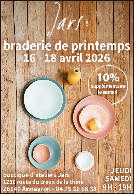 Jars Céramistes : Braderie de Printemps