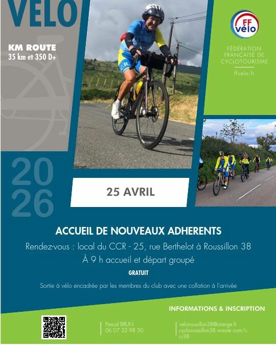 Club Cyclo Roussillonnais : journée découverte