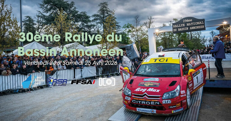Sport Automobile : 30ème Rallye du Bassin Annonéen + 11ème Rallye National de Véhicules Historiques