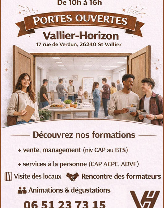 Centre de formation Vallier-Horizon : Portes Ouvertes