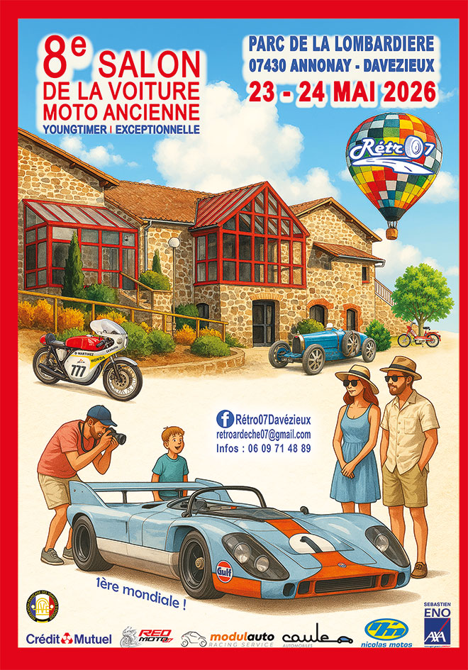 8ème Salon de la voiture et moto ancienne