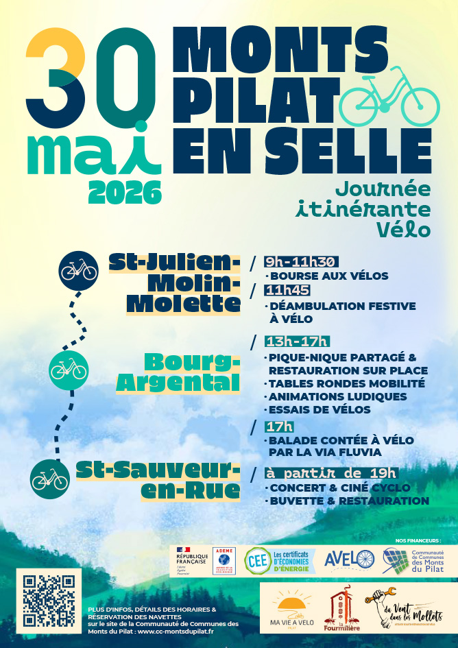 Monts Pilat en selle