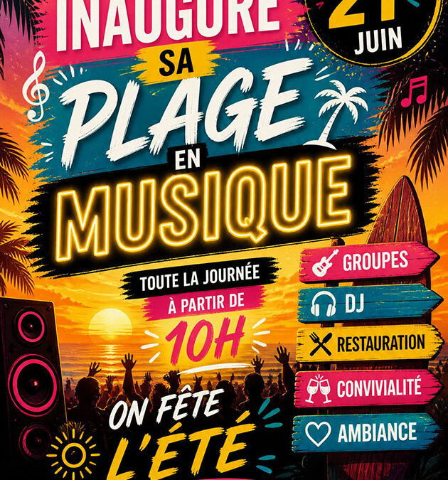 Le Saint D’ inaugure sa plage en musique
