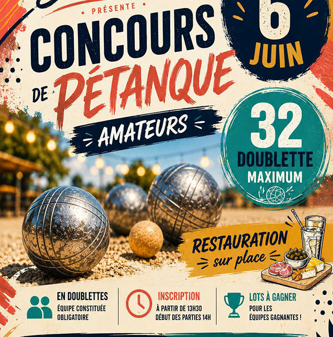 Concours de pétanque amateurs