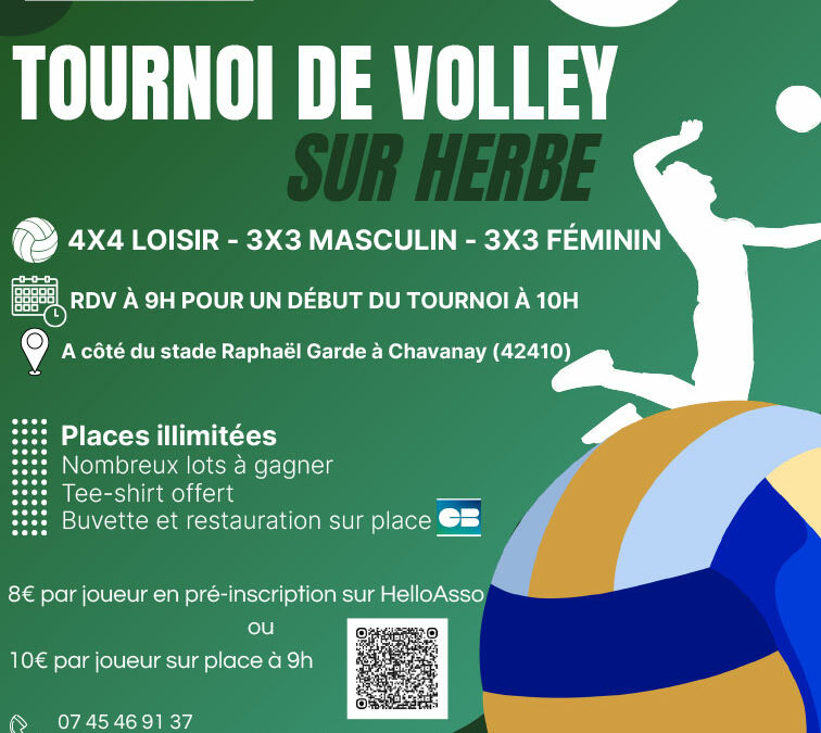23ème Tournoi de volley sur herbe