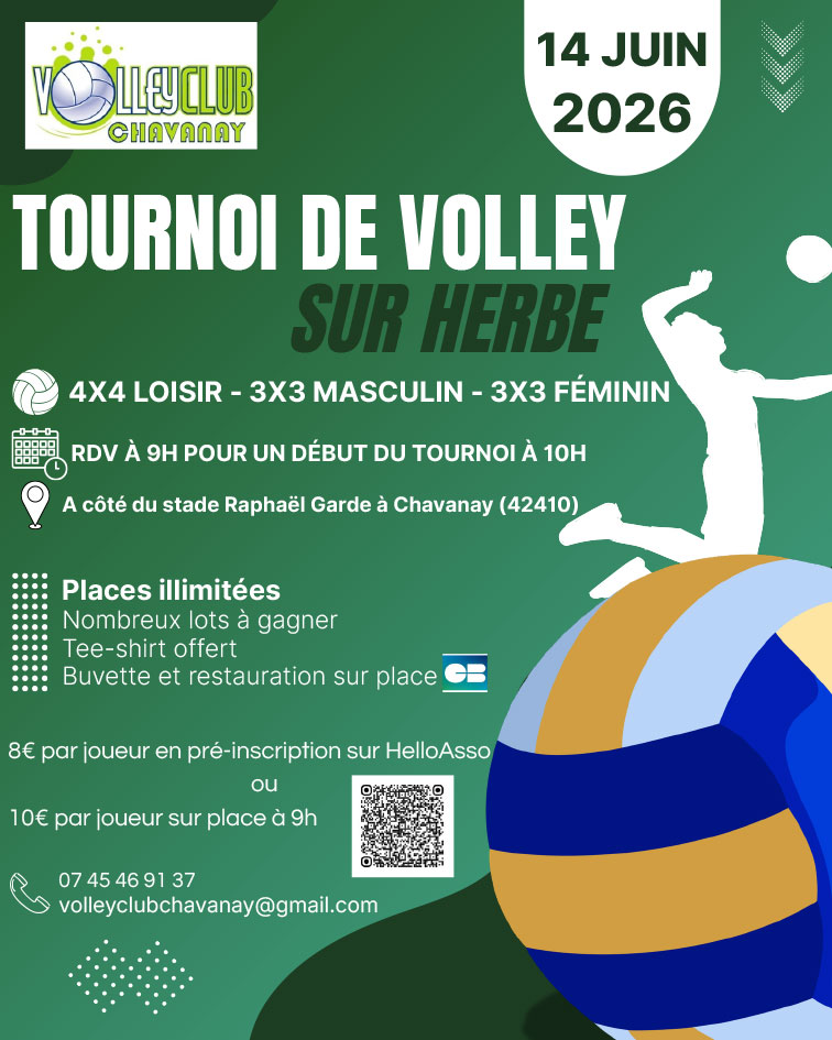 23ème Tournoi de volley sur herbe