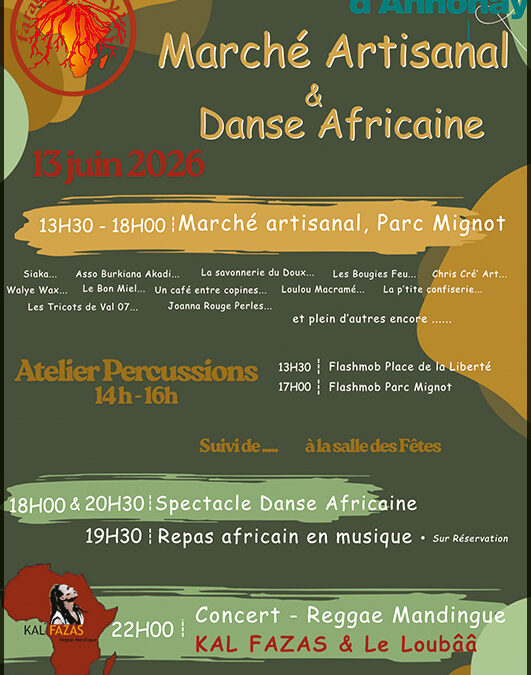 Farafina Lily : marché artisanal et spectacle de danse africaine