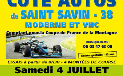 Course de côte autos