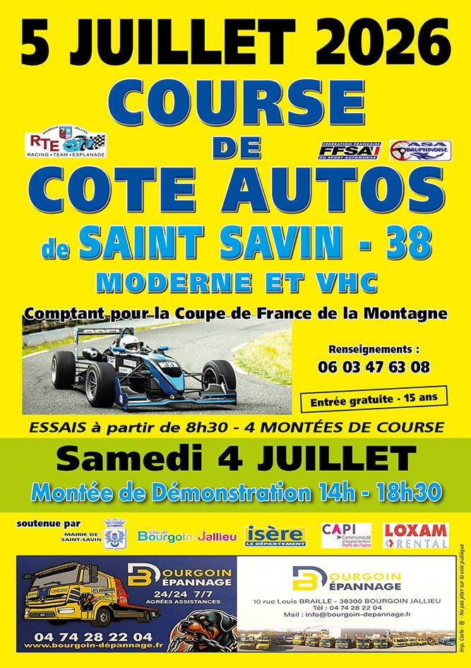 Course de côte autos