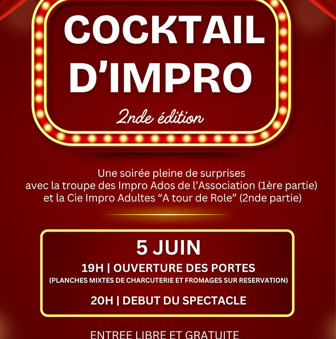 Cocktail d&rsquo;Impro – 2ème édition