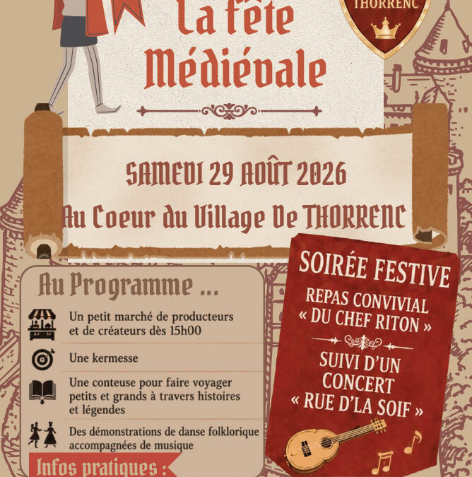 Les 1000 ans de Thorrenc – Fête médiévale