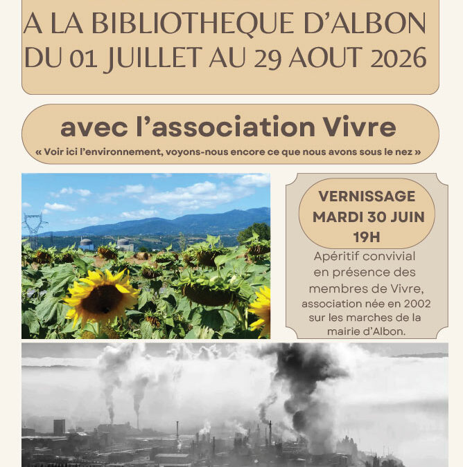 Bibliothèque : exposition estivale de photographies