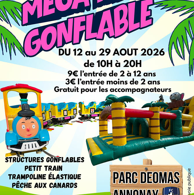 Mega parc gonflable