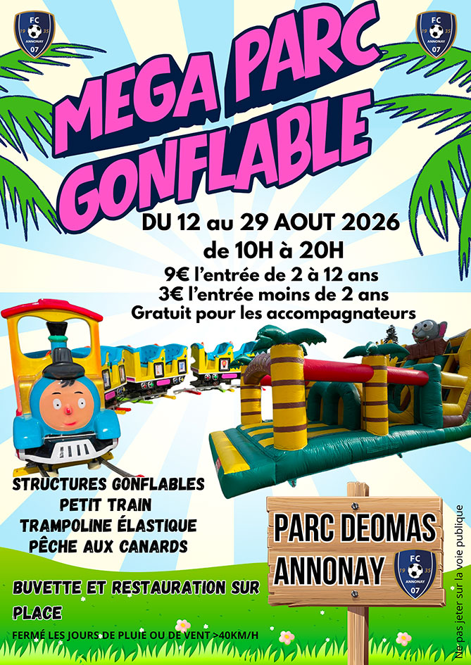 Mega parc gonflable