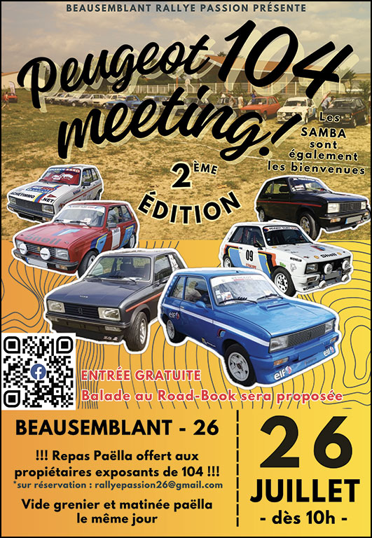 2ème Peugeot 104 Meeting