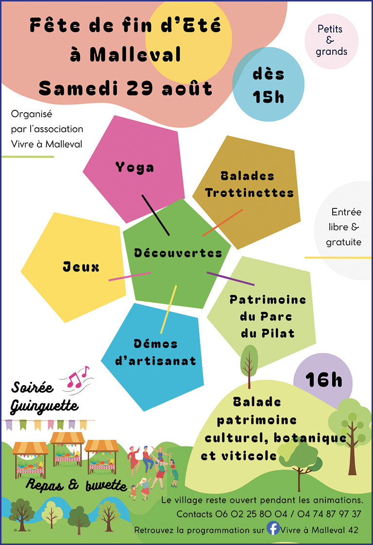 Vivre à Malleval : Fête de fin d’été