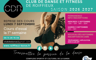 Club de Danse de Roiffieux : Rentrée 2026/2027