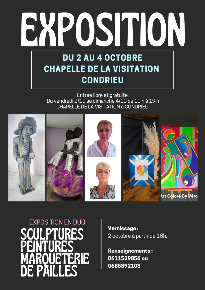 Exposition en duo : Gisèle Ferriol / Véronique Chardaire
