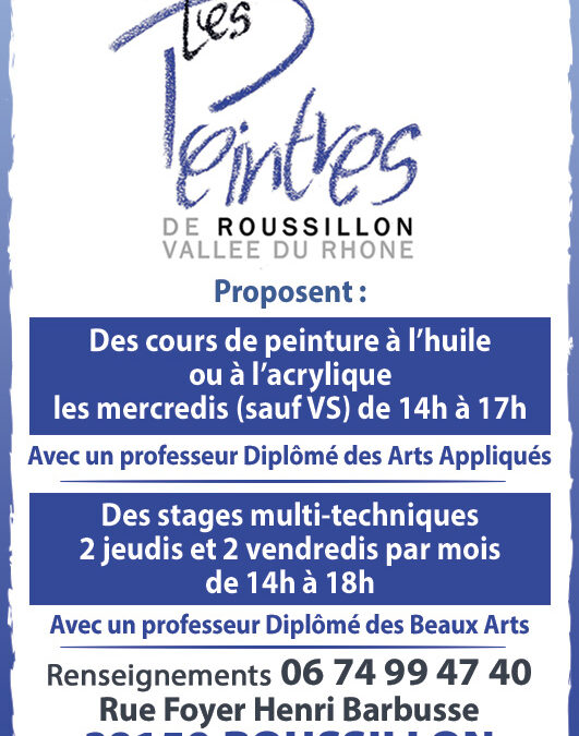 Les Peintres de Roussillon Vallée du Rhône