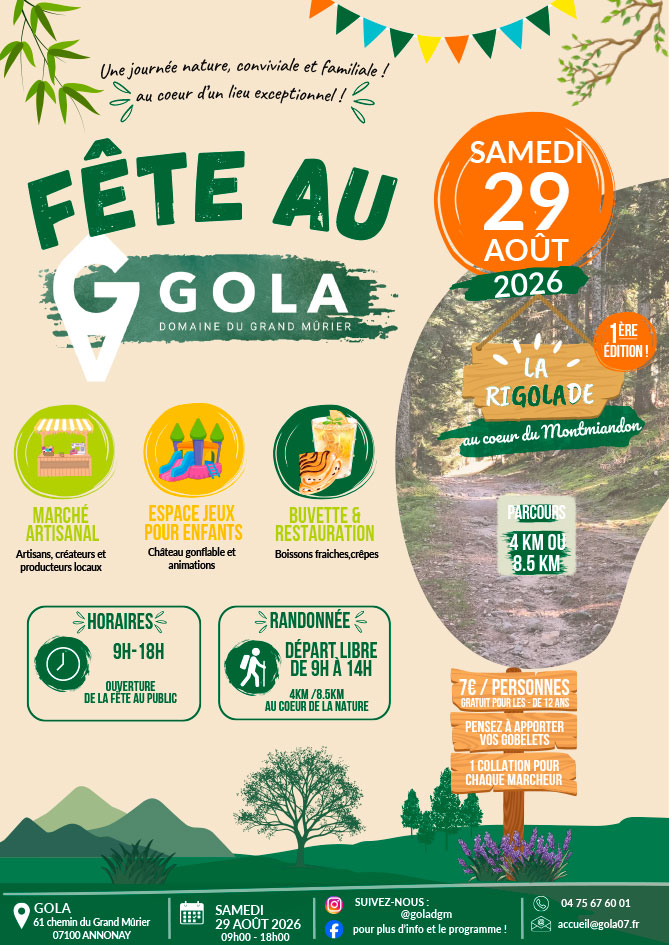 Fête au GOLA