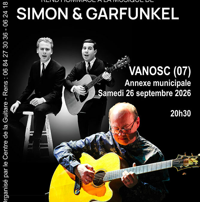 Master Class de guitare folk et concert Simon et Garfunkel avec Patrice Jania